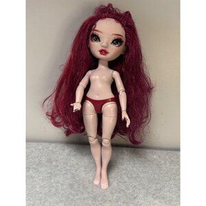 Rainbow High Scarlet Rose Doll 2023 Nude Customizable Collectible With Bright Pi